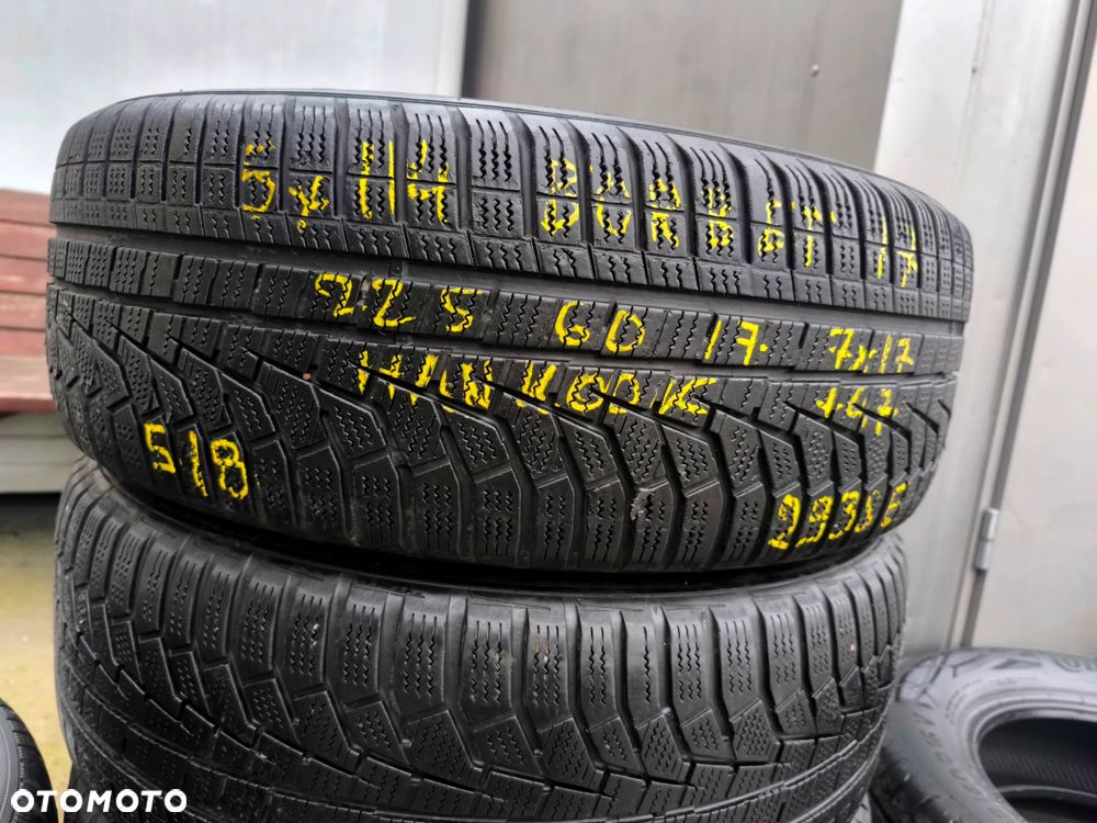 225/60R17 99H Opony Zimowe Zima HANKOOK Winter I*CEPT EVO2 EVO 2 5,5mm Legnica ALU-RAD 225/60 - 4