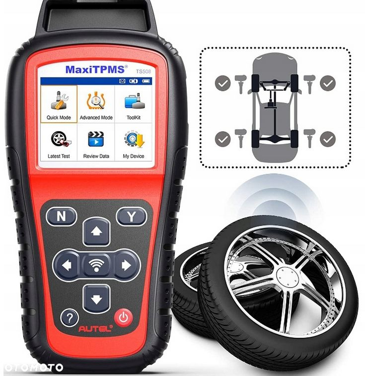 AUTEL TPMS TS508 TPMS PROGRAMATOR CZUJNIKÓW OPON z wgranym językiem POLSKIM - 2