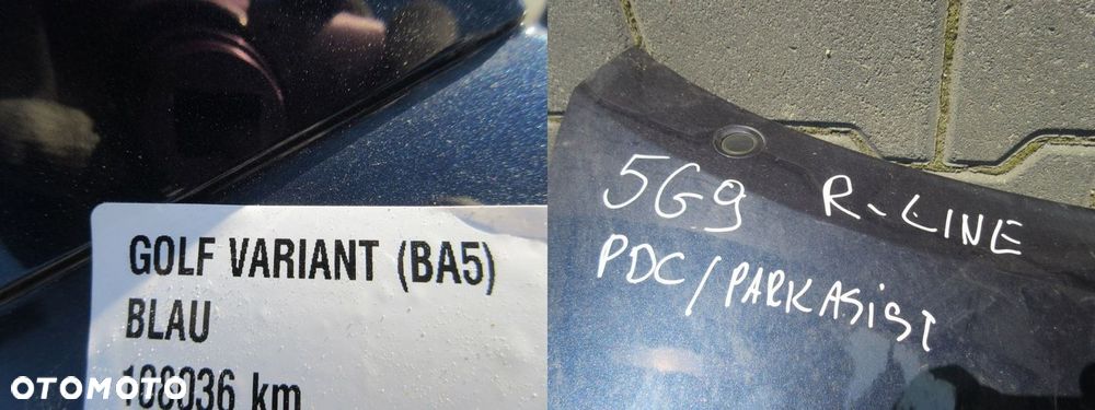 Zderzak VW Golf 7 5G9 R-LINE PDC PARK ASSIST TYŁ - 2