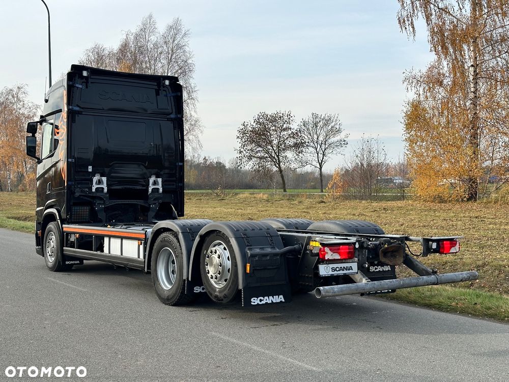Scania S450 6x2 Rama Rozstaw 5m Poduszki przód Bogata Opcja Laweta BDF - 3
