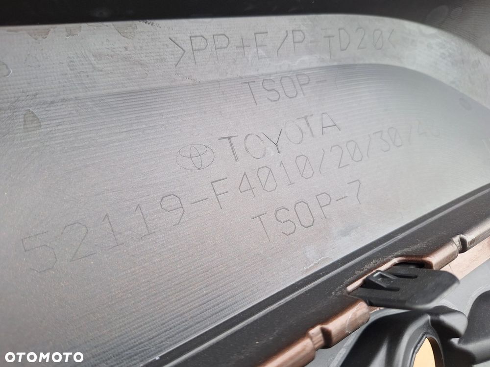 TOYOTA C-HR CHR 16- 17- ŁADNY NIE KLEJONY! ZDERZAK PRZÓD PRZEDNI ORYG. TOYOTA 52119-F4010 WYSYŁKA 24h - 12