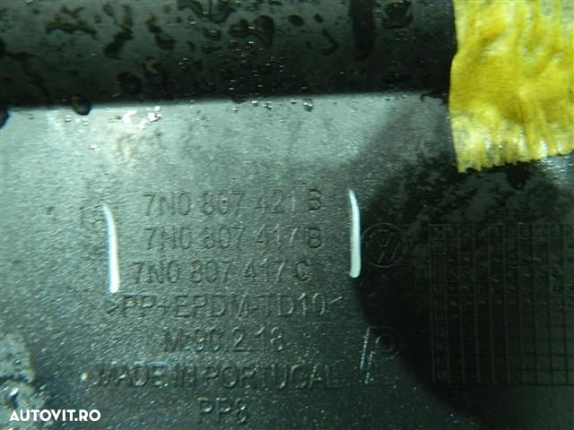 Bara spate VW Sharan, 2010, 2011, 2012, 2013, 2014, 2015,  cod OE 7N0807421B - 8