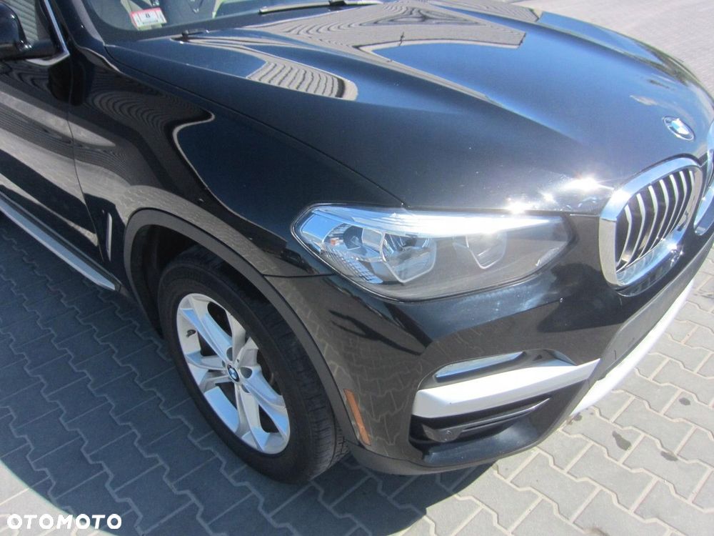 BMW X3 G01 SCHWARZ II 668 MASKA ZDERZAK BŁOTNIKI BŁOTNIK LEWY PRAWY CZARNY - 2