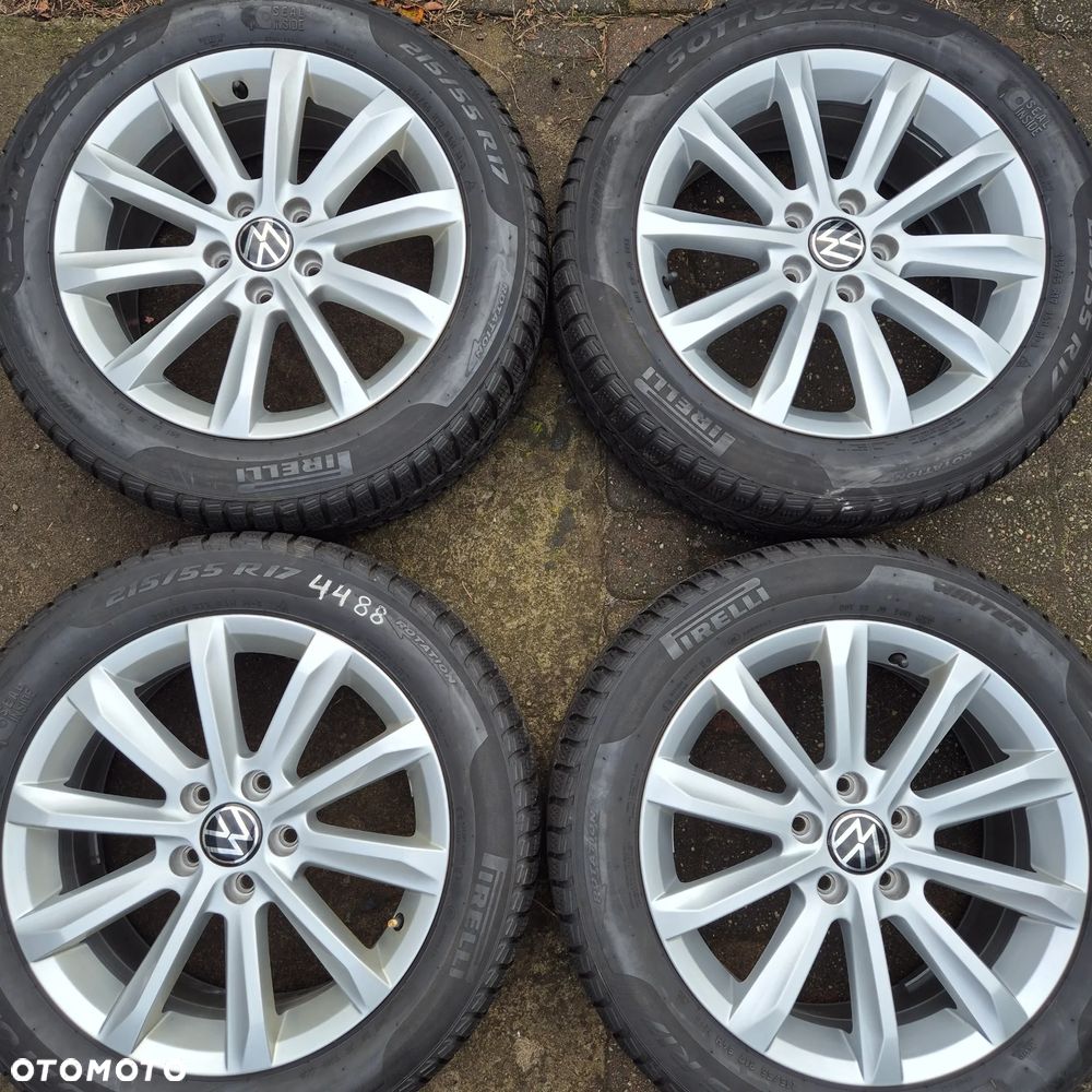 KOŁA ZIMA 17'' VW PASSAT TOURAN T-ROC BEETLE SUPERB OCTAVIA 215/55 R17 - 1