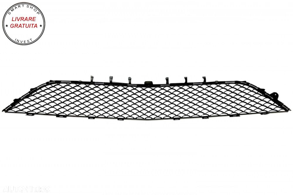 Ansamblu de Grile Bara Fata Mercedes W222 S-Class (2013-2017) S63 Design Negru Luc- livrare gratuita - 8