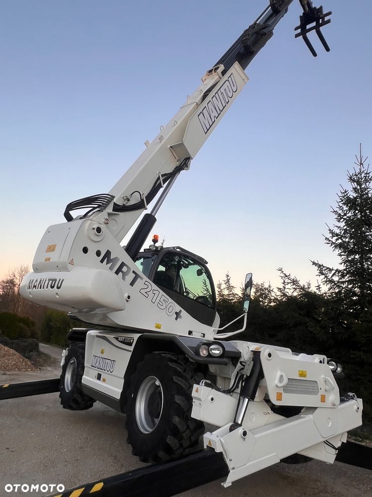 Manitou 2150 Mrt MANITOU ŁADOWARKA TELESKOPOWA Roto  widły kosz PILOT do sterowania  2016/17 1840 2540 2550 kolor od nowości biały Mercedes silnik - 12