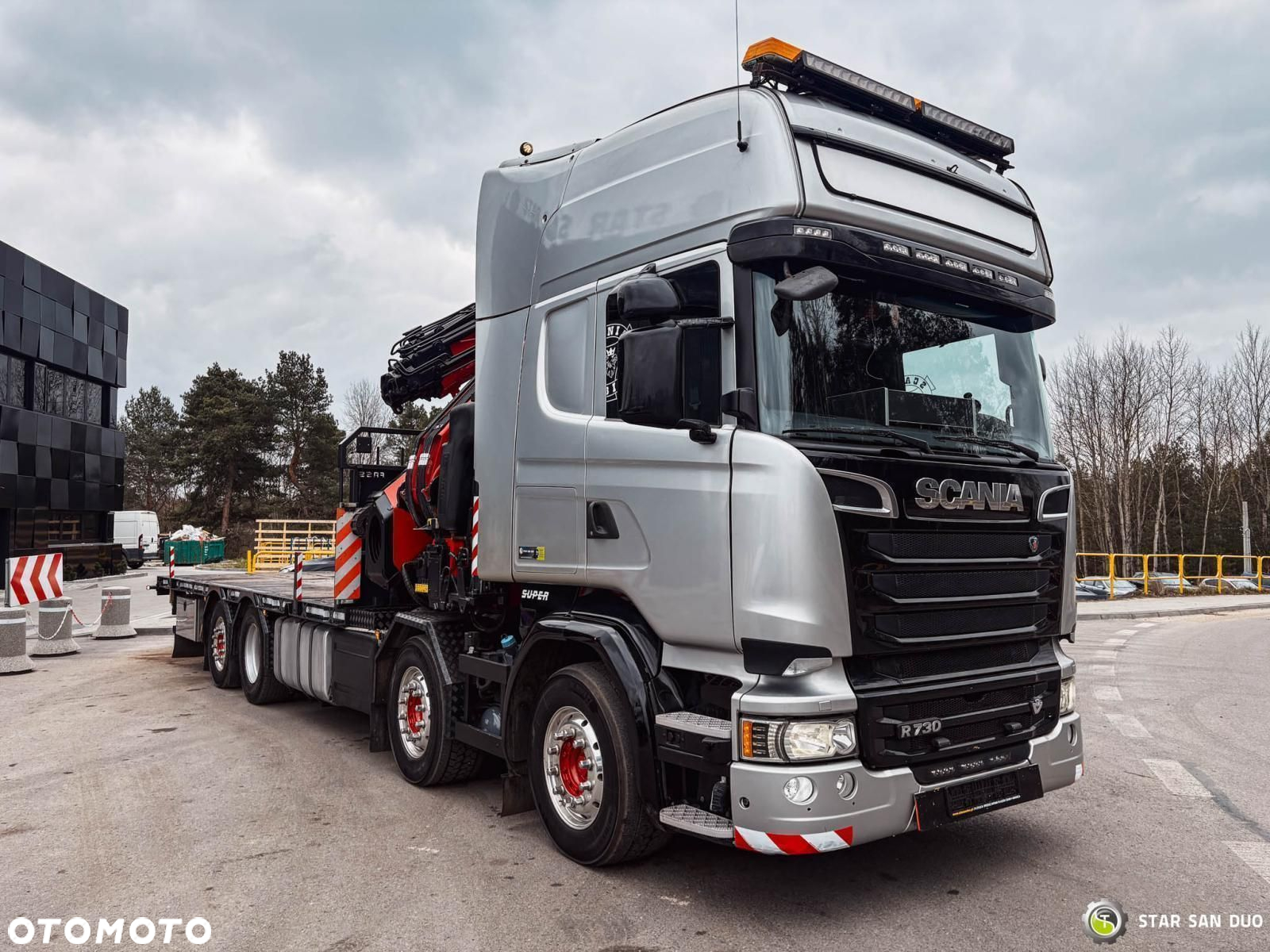 Scania R730 8x2 Fassi F990 FLY JIB HDS Żuraw Crane Kran - 4