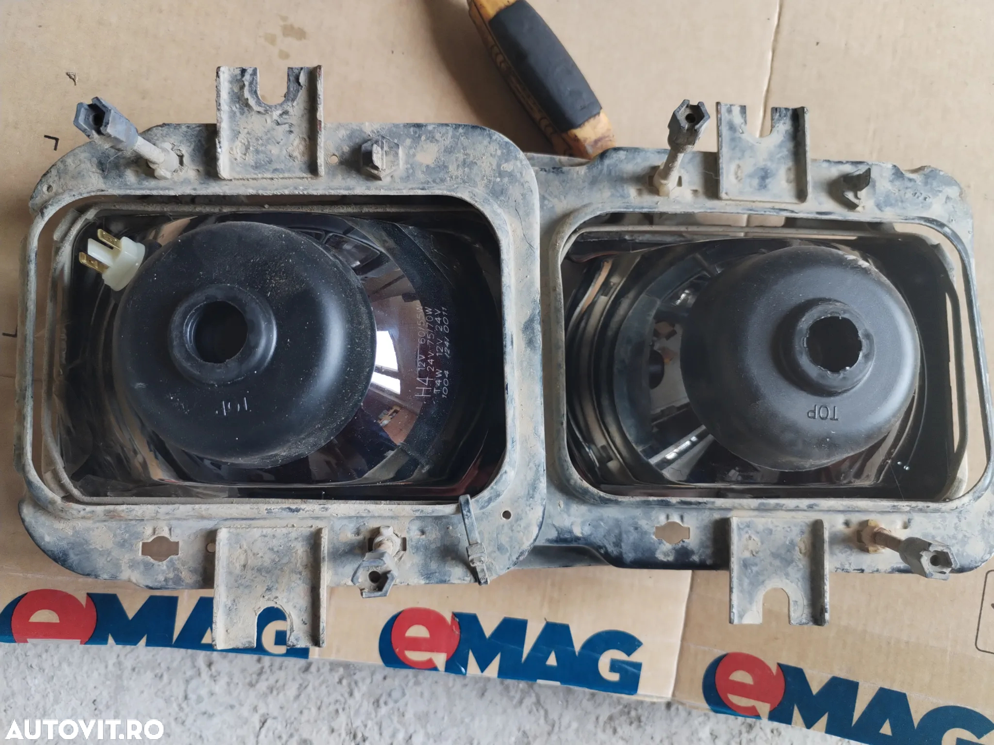 FAR NOU NISSAN ECO-T.100 L35 EBRO L35-08 L35-09 L35-085 FARURI PROIECTOARE PIESE 01500731-2  01500730-2 - 9