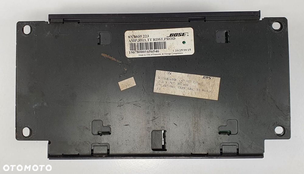 WZMACNIACZ AUDIO BOSE AUDI TT 8N 8N7035223 - 3
