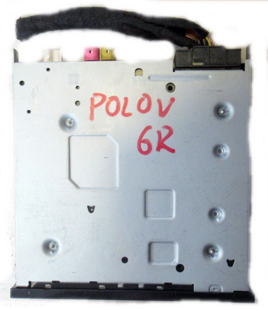 VW POLO V 6R RADIO CZYTNIK PŁYT KARD SD NAWIGACJA RADIOODTWARZACZ 3Q0035819 - 2