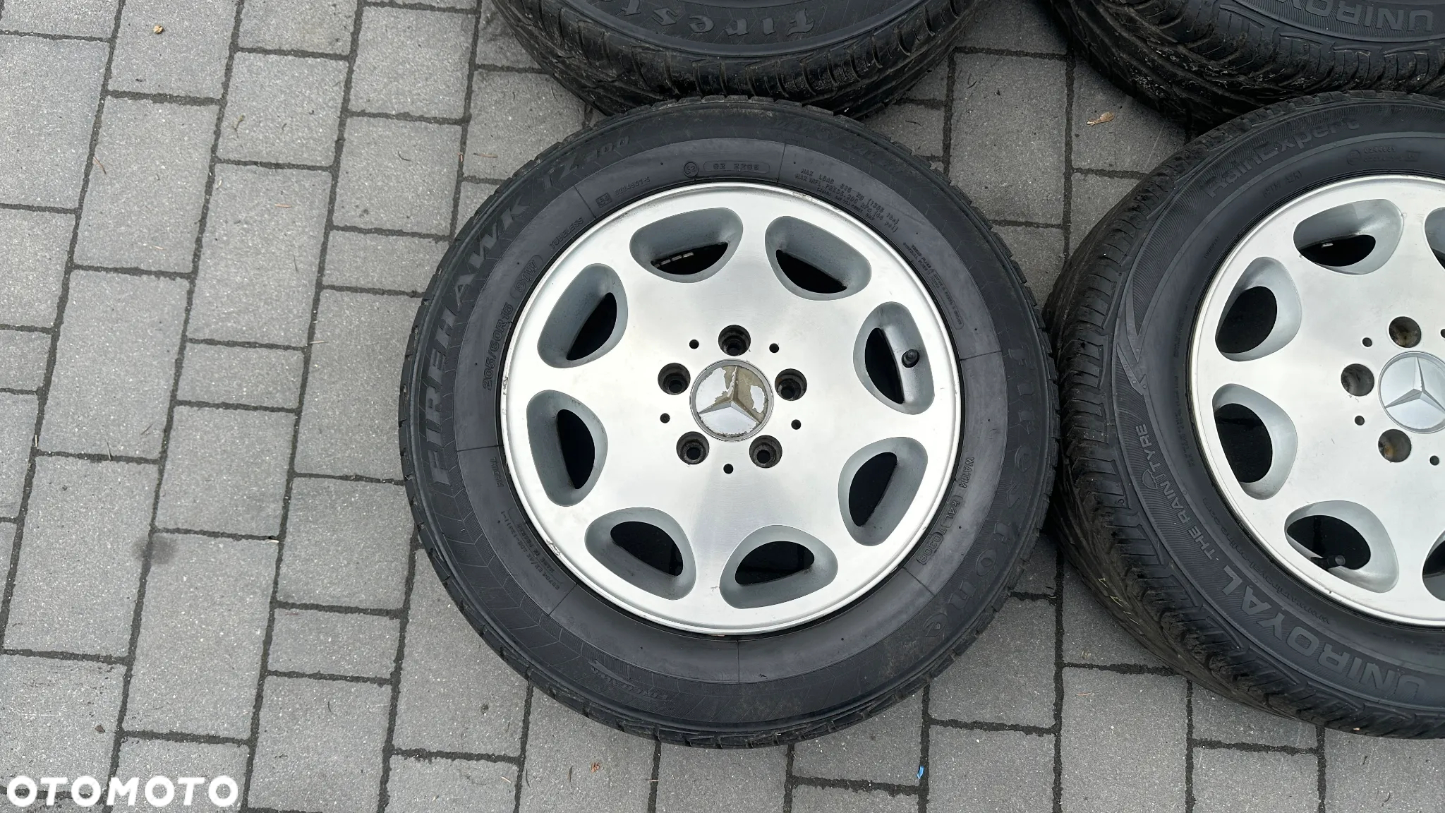 Koła r15 5x112 205/60 mercedes felgi alufelgi ET41 - 5