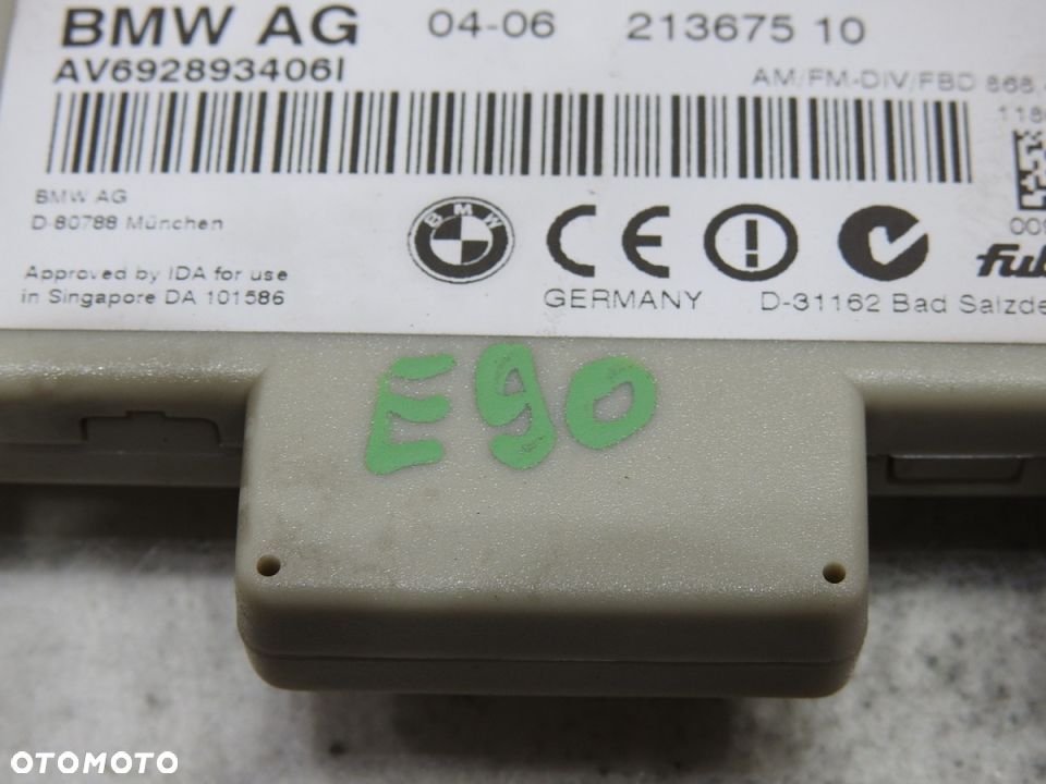 WZMACNIACZ ANTENY BMW 3 E90 21367510 - 7