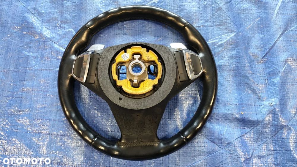 KIEROWNICA ŁOPATKI LEWAREK GAŁKA ZMIANY BIEGÓW WYBIERAK KOMPLET ZESTAW 9204093 BMW E60 E61 E63 E64 LCI LIFT SPORT M-PAKIET - 6