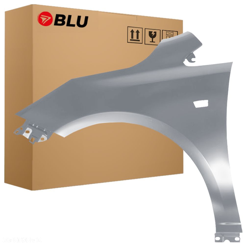 BLU Błotnik OPEL CORSA E Z163 lewy srebrny 14-19 przód Lichsilber - 1