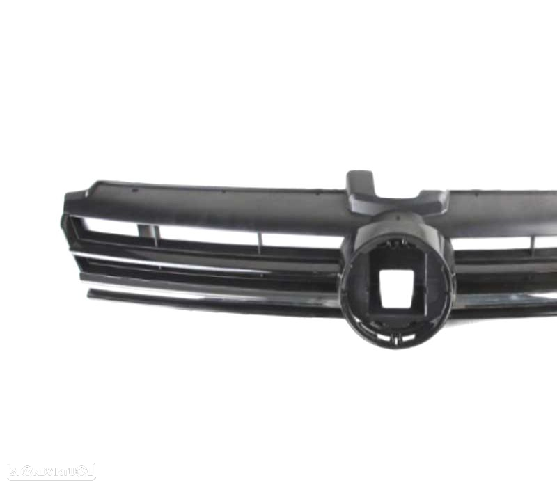 GRELHA FRONTAL VOLKSWAGEN VW GOLF 7.5 17-20 ACC LOOK R PRETO CROMADO - 3