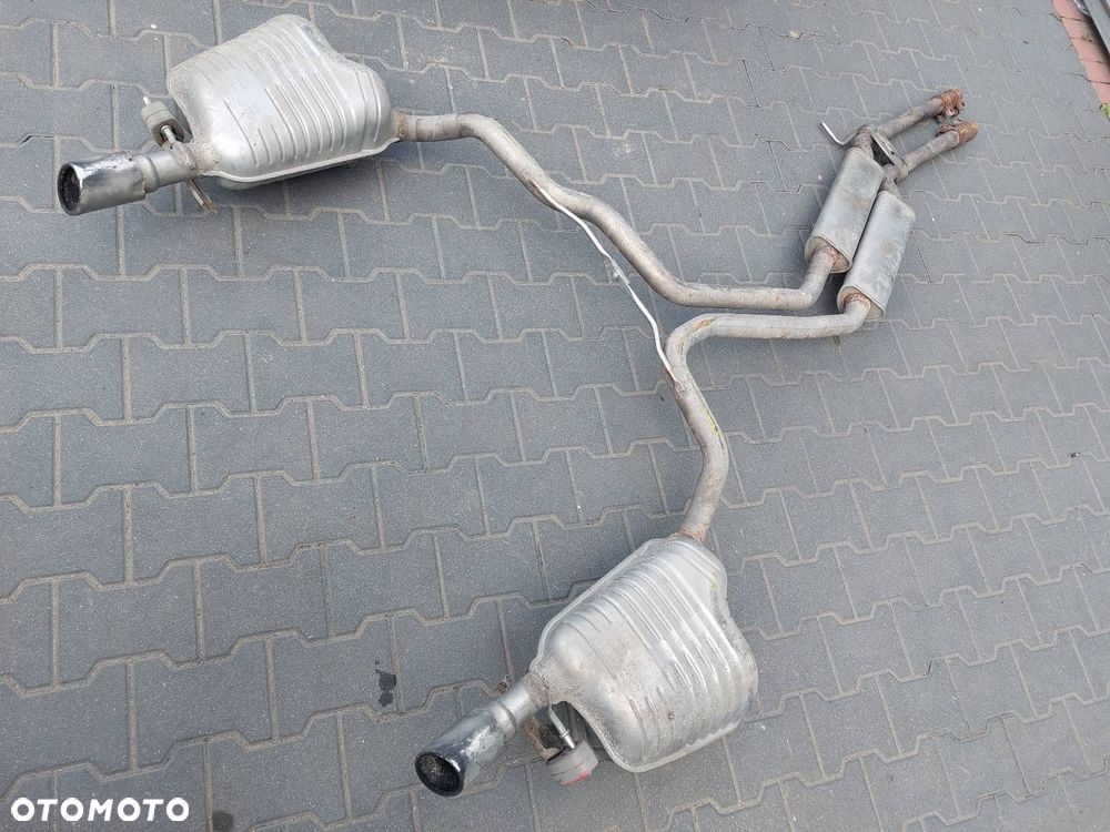 TŁUMIK WYDECH ŚRODKOWY + KOŃCOWY AUDI A6 C6 3.2 V6 - 1