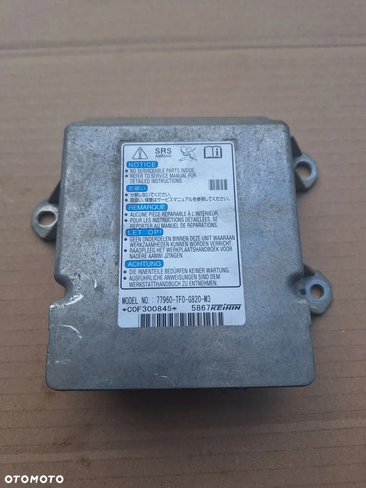 moduł sterownik  AIR BAG JAZZ III 77960-TF0-G820-M3    (107/9)