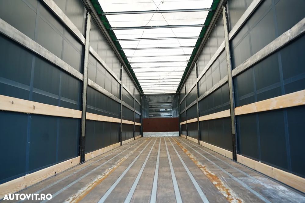 Fruehauf / CORTINĂ / STANDARD / LIFT 2.000 kg / BALCĂ PODEA PUTERNICĂ / AXE SAF - 27
