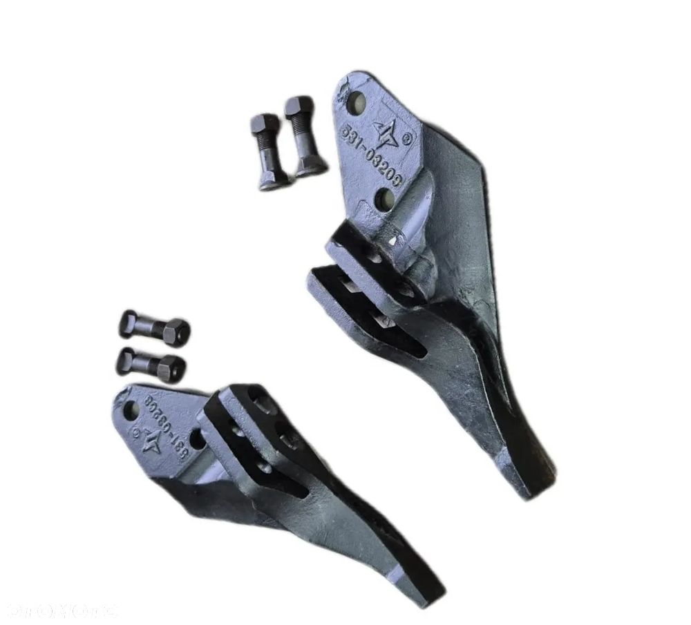 Zestaw zębów łyżki 25cm koparko ładowarka JCB 3CX 4CX - 2