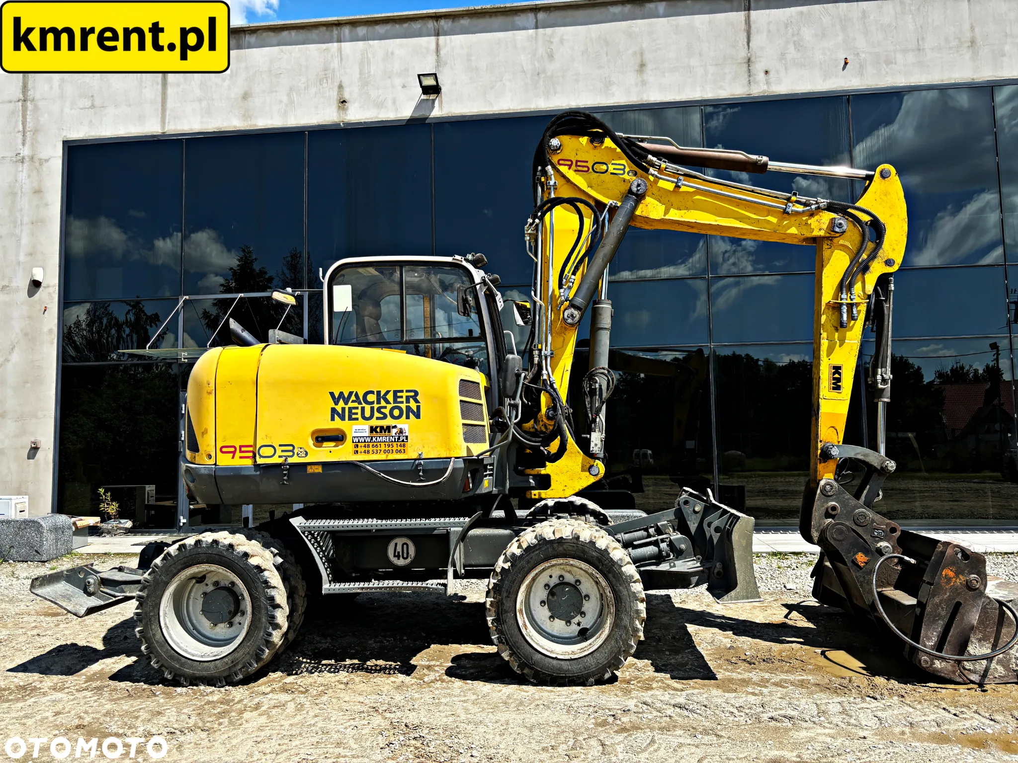 Wacker Neuson 9503-2 KOPARKA KOŁOWA 2013R. | KOMATSU PW 98 110 LIEBHERR 309 310 - 3