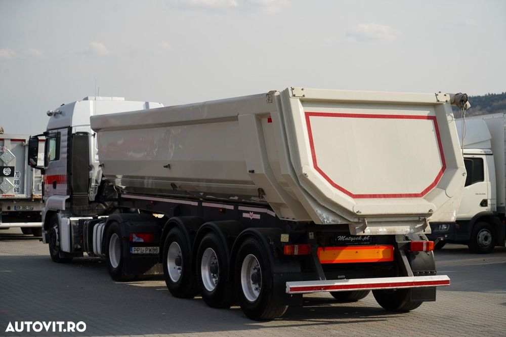 MAN TGS 18.400 / KIT / SISTEM HIDRAULIC / + BASCULĂ ALUMINIU / 26 M3 / 4.500 KG / JANTE DIN ALIAJ / 2017 - 2