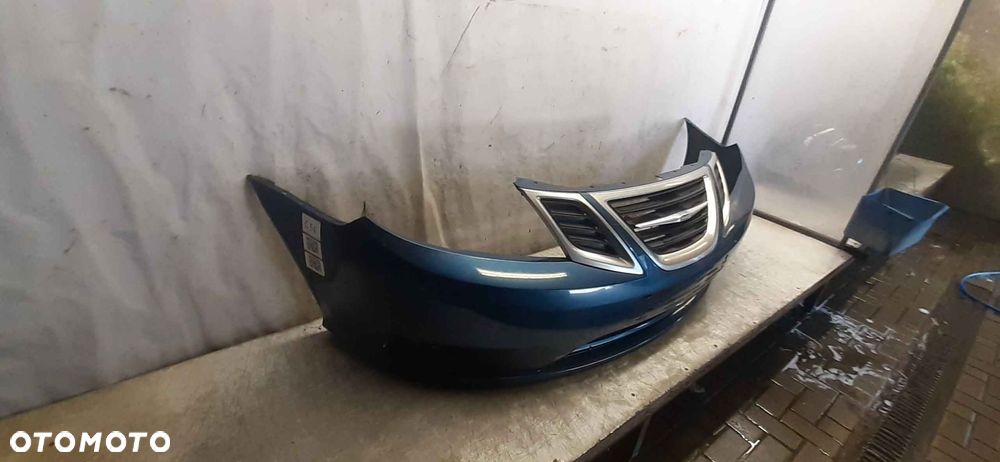 ^ ZDERZAK PRZÓD PRZEDNI DO SAAB 93 9-3 LIFT FL NIEBIESKI GRANATOWY HALOGENY - 4