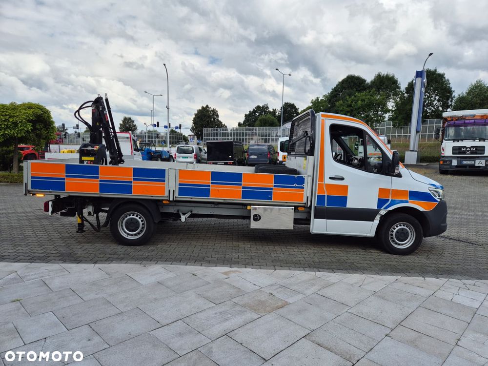 Mercedes-Benz Sprinter 316 CDi 7G Tronic Plus / AUTOMAT / SKRZYNIA / HDS HIAB 1T / 1 WŁ / SERWISOWANY / ORYGINALNY PRZEBIEG / BEZWYPADKOWY / W PEŁNI SPRAWNY / MOŻLIWOŚĆ TRANSPORTU / - 8