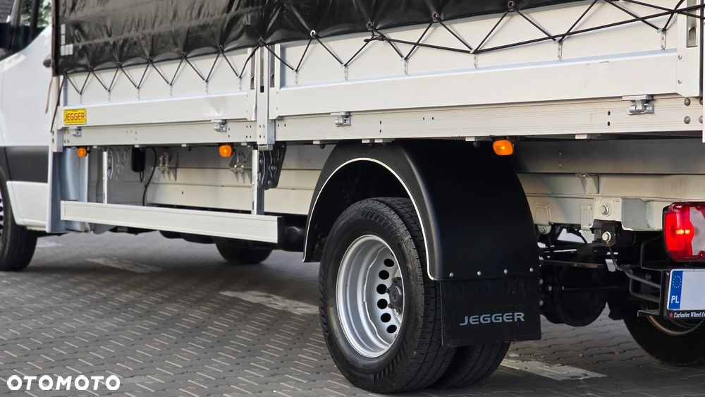 Mercedes-Benz SPRINTER 519 CDI 907❗❗3.0 190 KM V6 / MANUAL / PLANDEKA 10 PALET / PODNOSZONY DACH / BLIŹNIAKI / ZABUDOWA JEGGER / PODUSZKI PNEUMATYCZNE / SYPIALKA / SALON POLSKA ❗❗ - 13