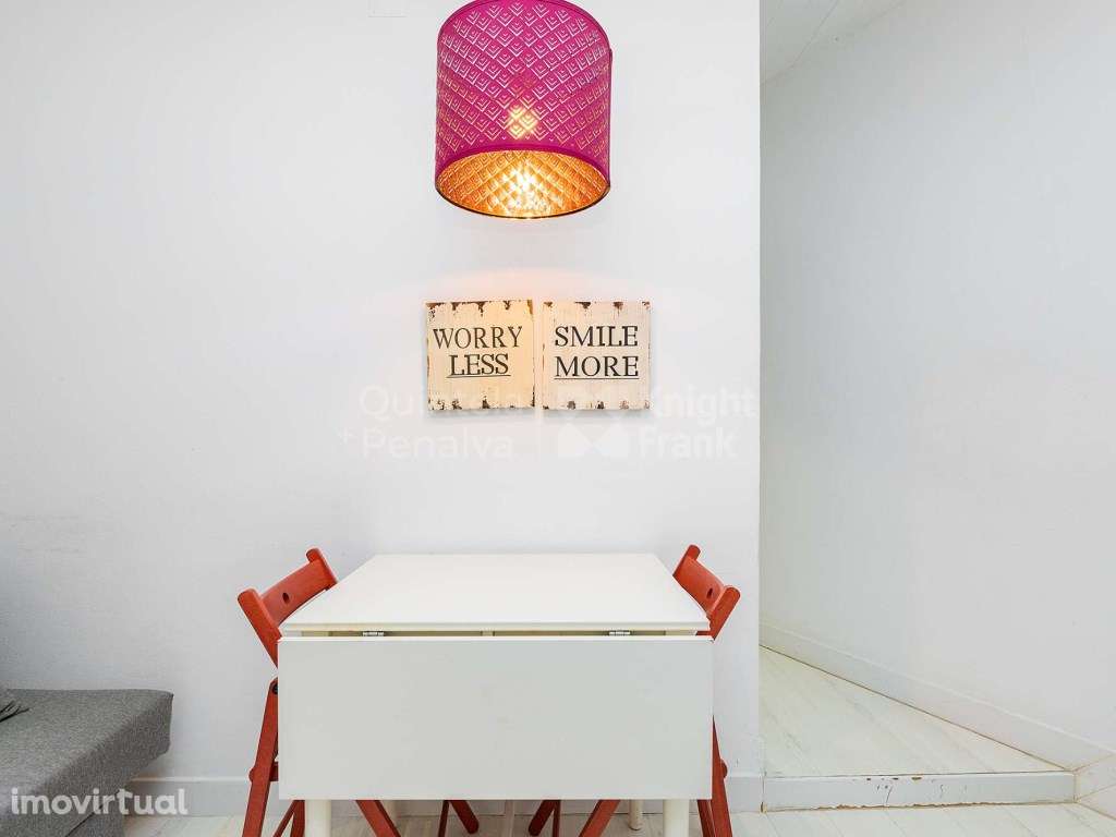 Apartamento T1 para arrendamento mobilado na Praça da Alegria - Grande imagem: 5/23