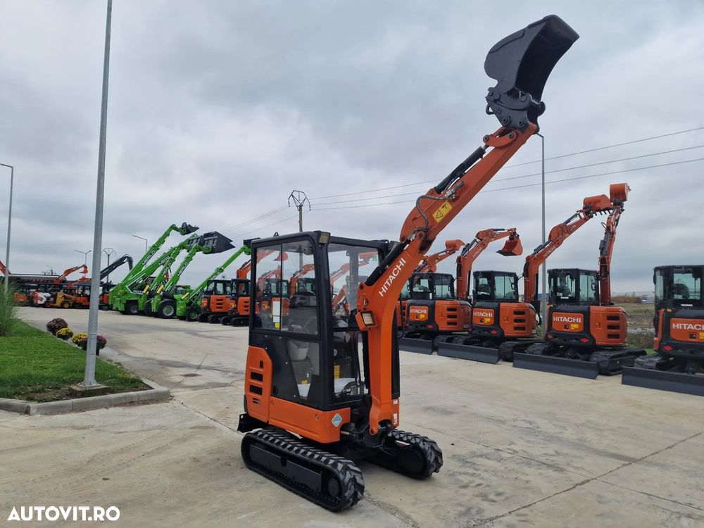 Hitachi ZX19, Masa operat 2tone, 2019, 1.596h, LAMA, CUPLA RAPIDA+3 CUPE, Senile extensibile, latime strans 0,98m, Inst picon, cabina, radio, senile 80% ok, STARE FOARTE BUNA, posibilitate leasing 4 ani, rata lunara 2.000 lei-PROMOTIE-17.900EUR+Tva - 32