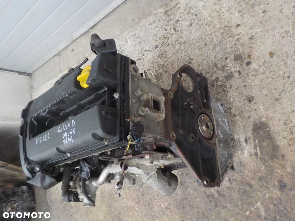 OPEL CORSA D 1.6 T SILNIK SŁUPEK SPRAWDZONY I ODPALONY KOD SILNIKA A16LER PRZEBIEG 78 TYS. - 3