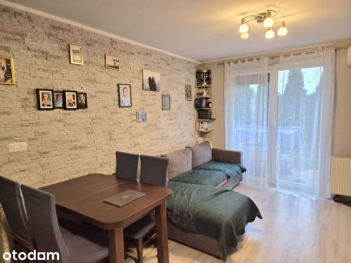 2 Pokoje, Parter, Ogródek 42 M² , Klimatyzacja.