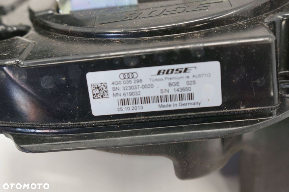 AUDI A6 C7 13R GŁOŚNIK GŁOŚNIKI ZESTAW WZMACNIACZ KOMPLET BOSE - 11