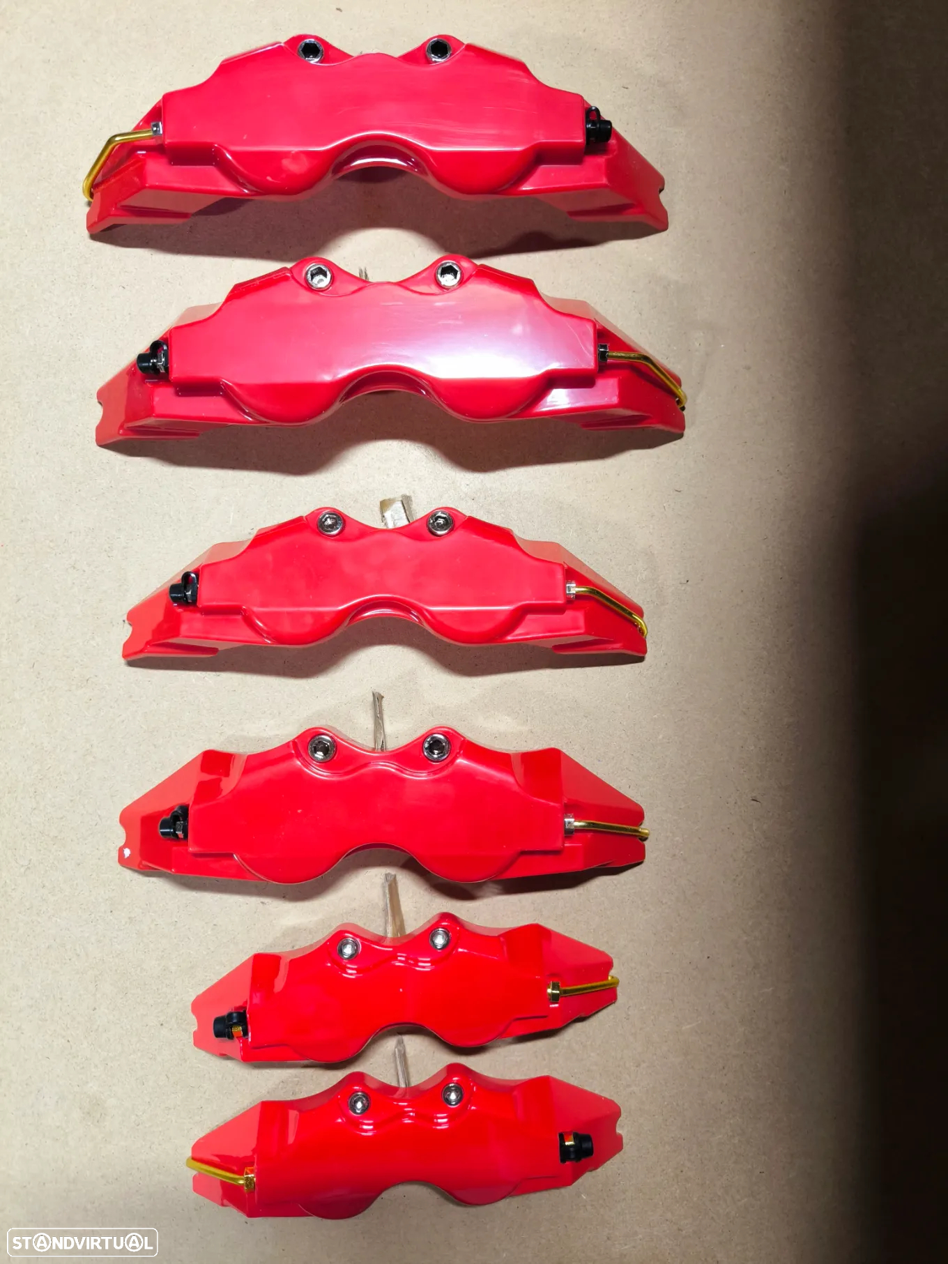 Par Caliper Capas em ABS Pinças Travão Maxilas BMW Mercedes e outras - 6