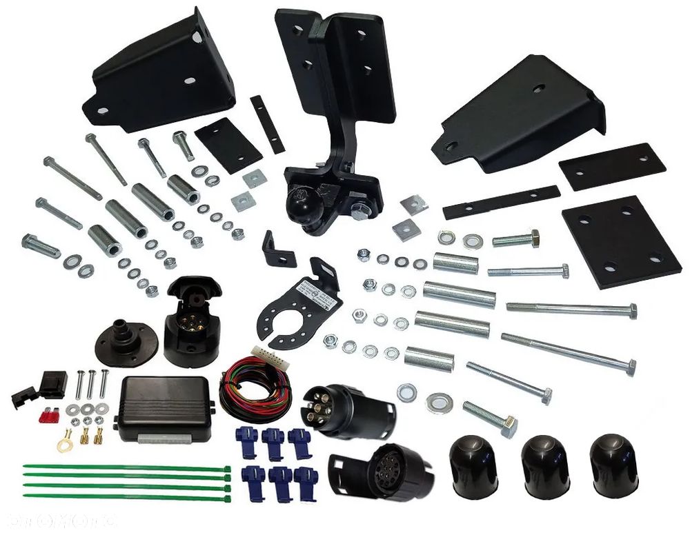 MERCEDES W163 ML M-KLASA98-2005 HAK HOLOWNICZY Z KULĄ FLANSZOWA OPDKRĘCANĄ+MODUŁ +WIĄZKA+ADAPTER - 3
