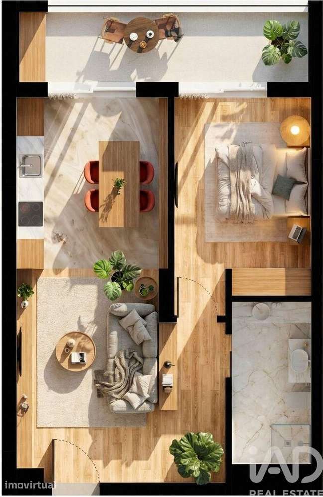 Apartamento T1 em São Félix da Marinha de 60,00 m2 - Grande imagem: 5/5