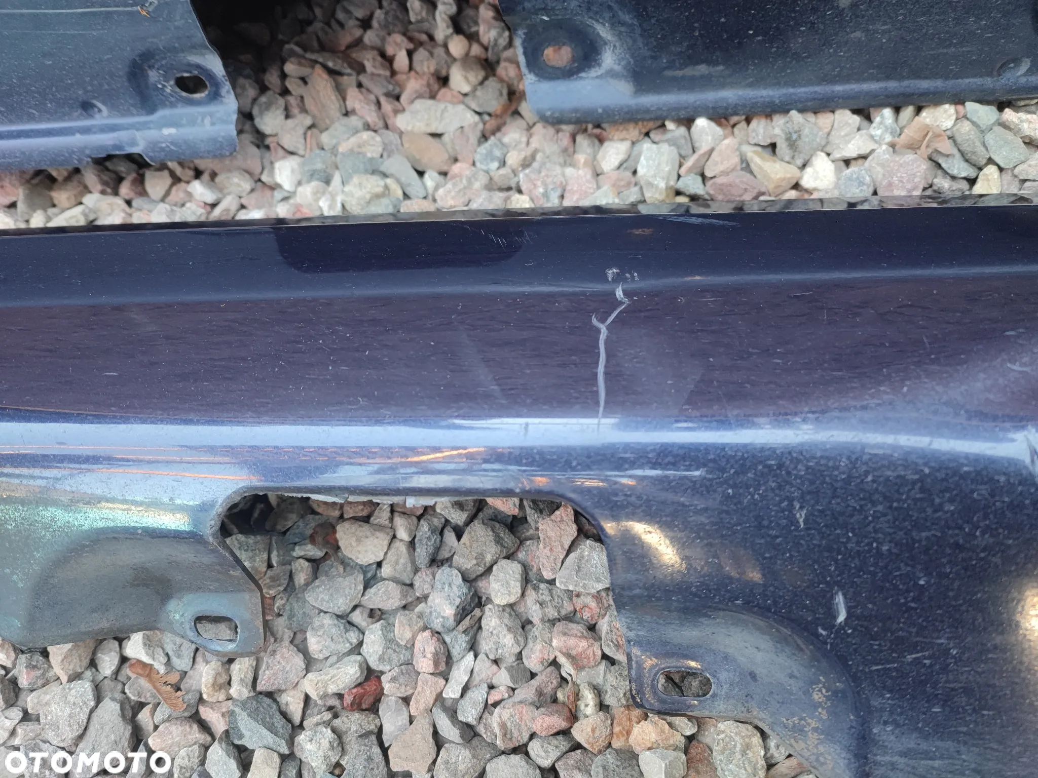 BMW E46 SEDAN / TOURING ORYGINALNE NAKŁADKI NA PROGI M-PAKIET LEWA / PRAWA W KOLORZE orientblau metallic 317/5 O NR. 51 71 0 002 127 / 51 71 0 002 126 OEM W BARDZO DOBRYM STANIE - 16