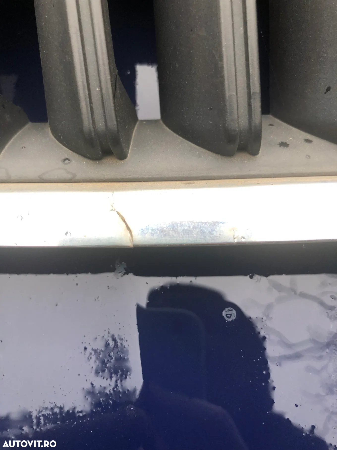 Grila centrala bara fata Skoda Fabia 2 facelift 2011 - 7