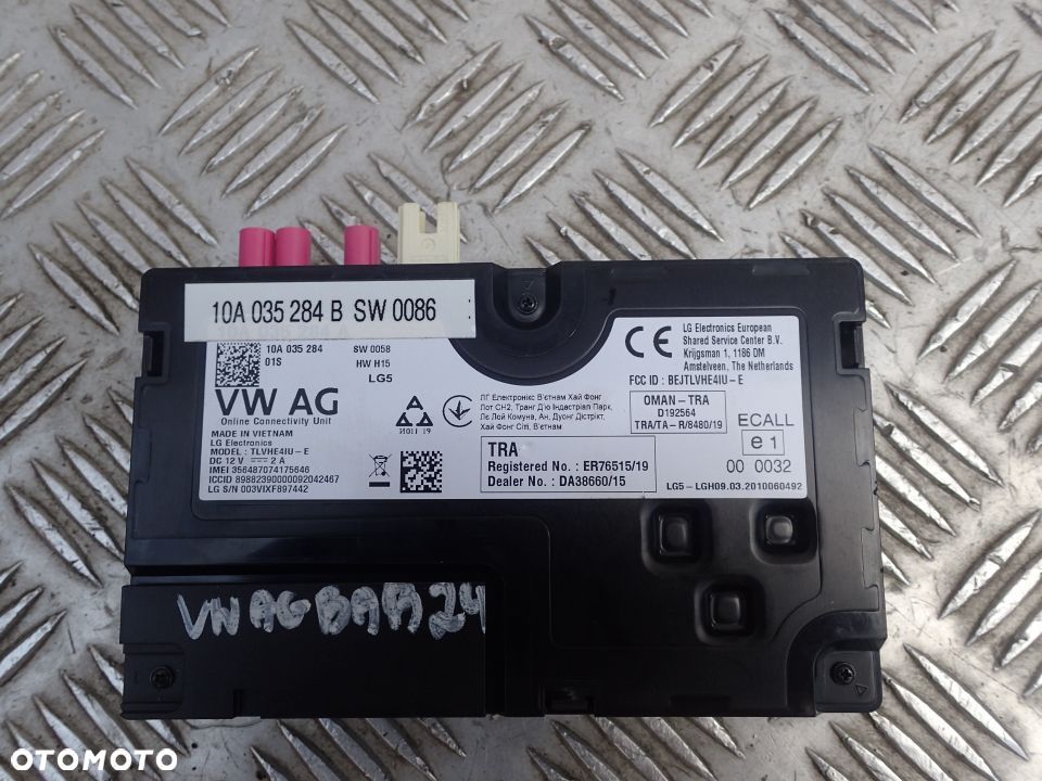 MODUŁ STEROWNIK AUDI 10A035284B RADOM - 1