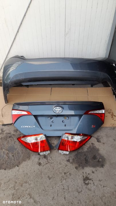 Toyota corolla e16 klapa tył lampy tył zderzak tył - 3