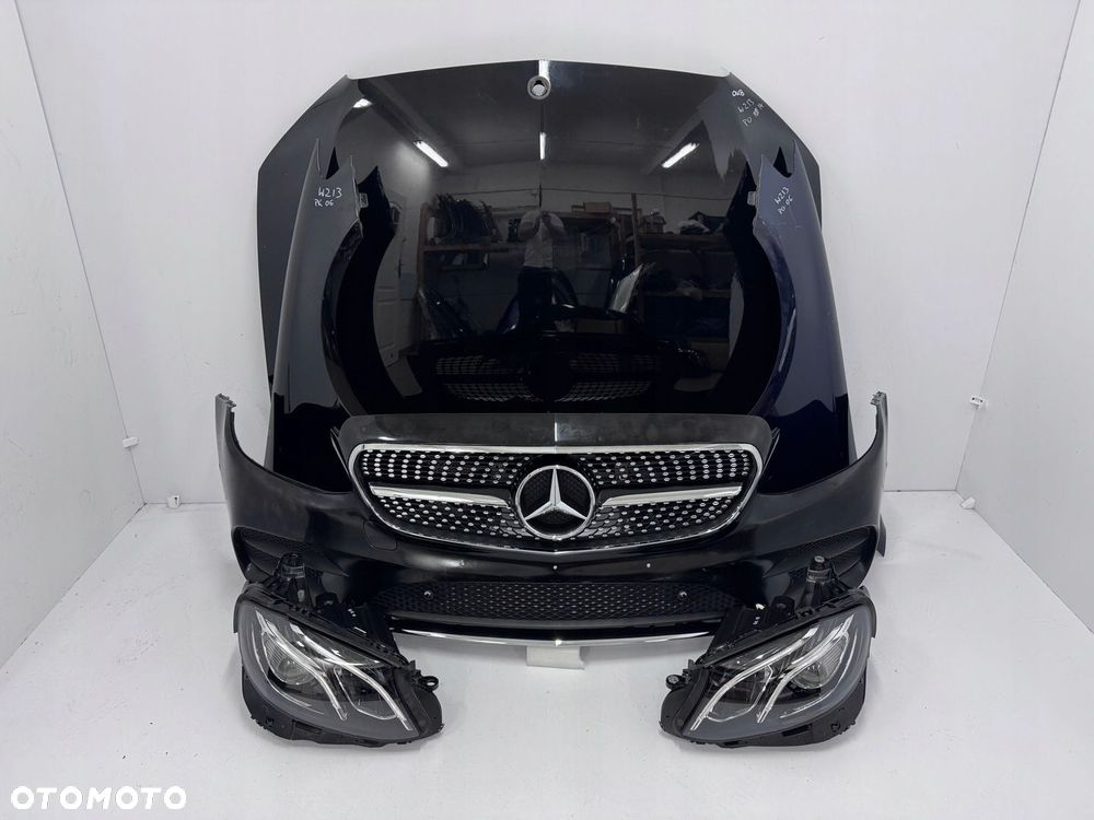 PRZÓD MERCEDES E KLASA AMG W213 A213 MASKA BŁOTNIKI ZDERZAK LAMPY - 1