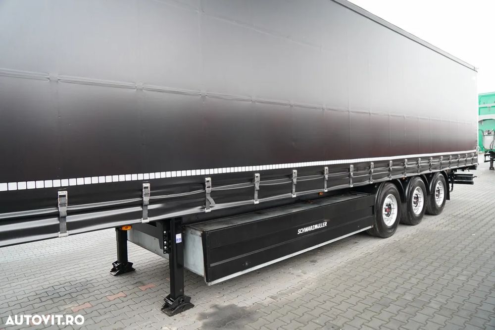 Schwarzmuller / SEMIREMORCĂ CU PRELATĂ (CURTAINSIDER) / STANDARD / CUTIE PENTRU PALETI / AXĂ RIDICABILĂ / AXE SAF / - 11