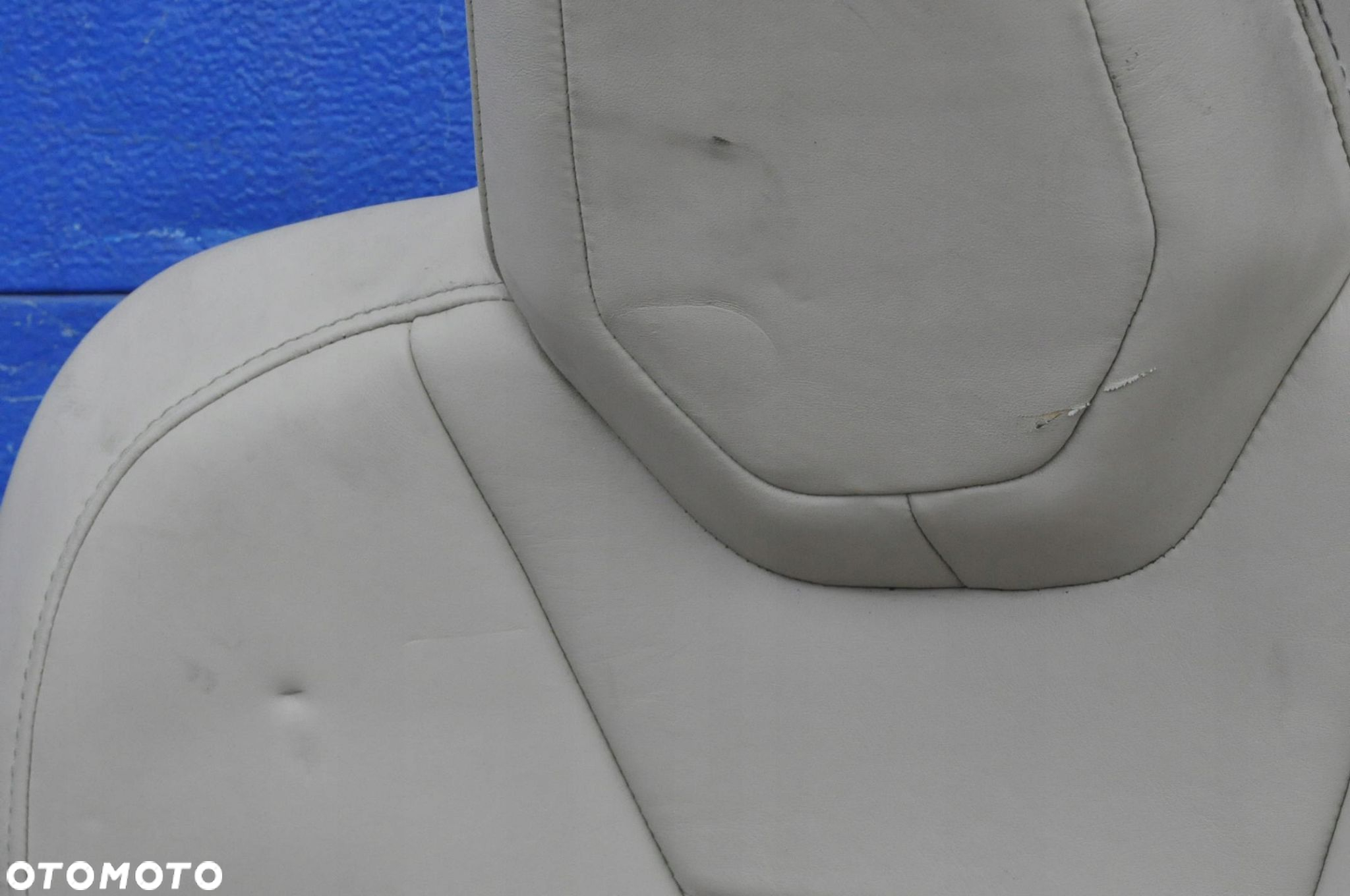 Tesla Model S KANAPA TYŁ TYLNA GRZANA SKÓRA JASNA - 6