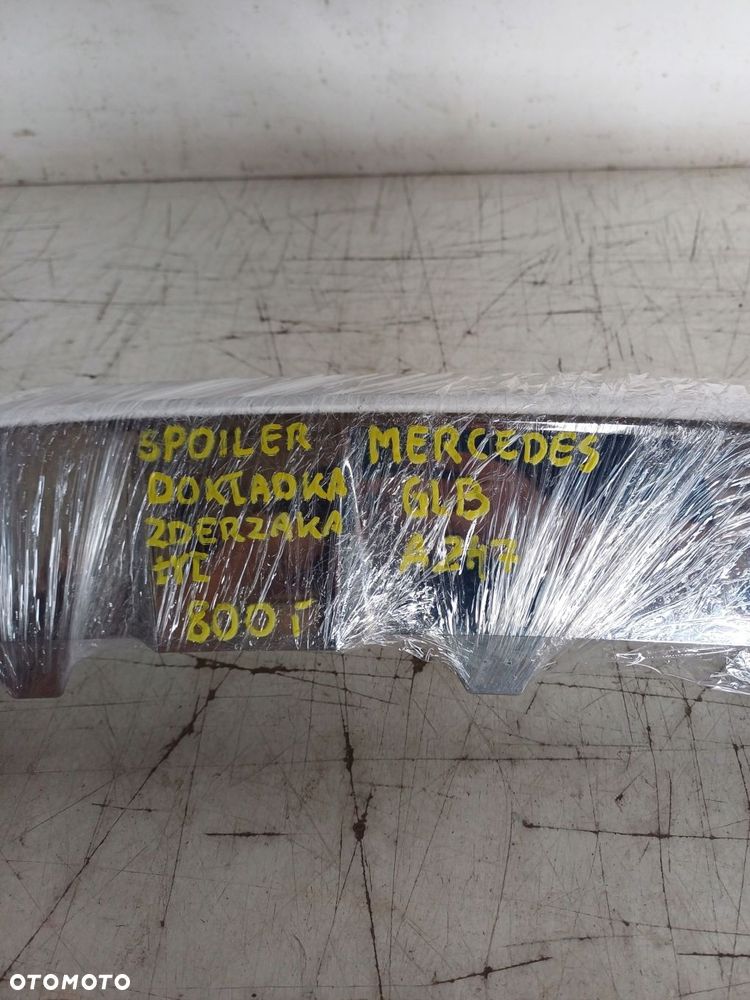 dokładka spoiler zderzaka tył chrom mercedes glb a247 - 11