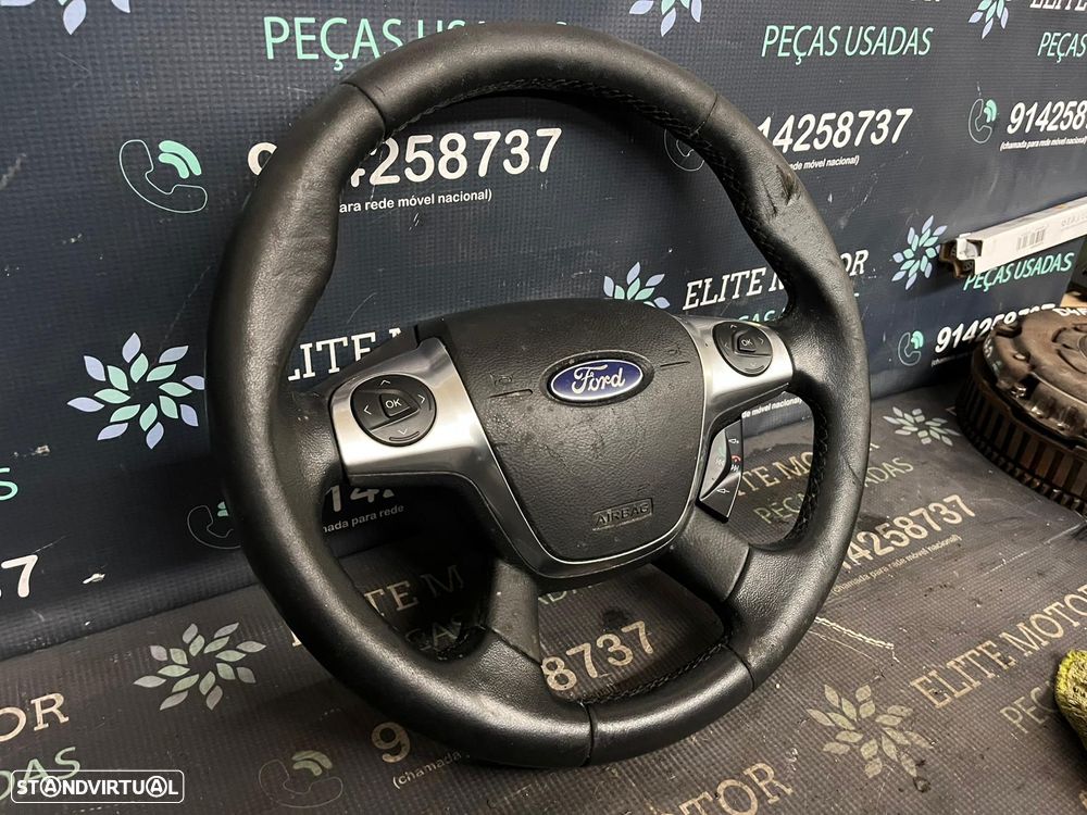 Volante usado pele com airbag FORD C-MAX II - 2