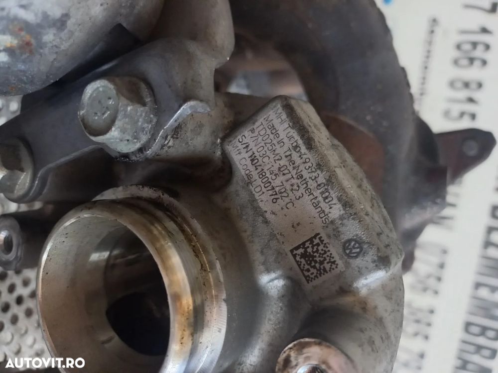 Turbo Turbina Vw Seat Skoda 1.4 Tsi Motor CAX Cutie 6+1 LHY Golf Jetta Tiguan Octavia Leon Etc. - 5