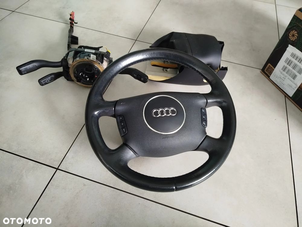 Audi A4 B6 kierownica wielofunkcyjna manetka tempomat - 1