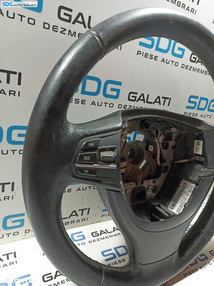 Volan Piele cu Comenzi FARA Airbag BMW Seria 5 F10 2009 - 2014 Cod 9229480 [X3438] - 10