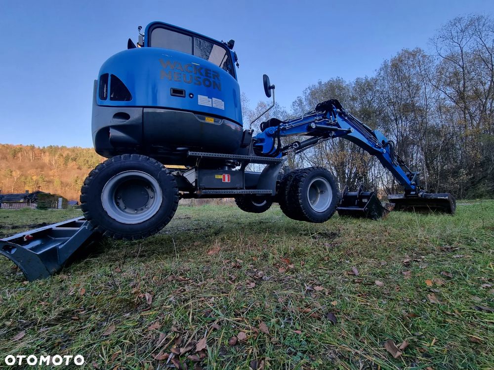 Wacker Neuson 6503 wersja 7 Koparka Kołowa 8 ton 3x łamane ramie Tylko 929 mtg jak Nowa z Salonu 2015r Import Norwegia Silnik YANMAR zero luzów wycieków 2 łyżki Okazja KLIMA Pompa ON - 3
