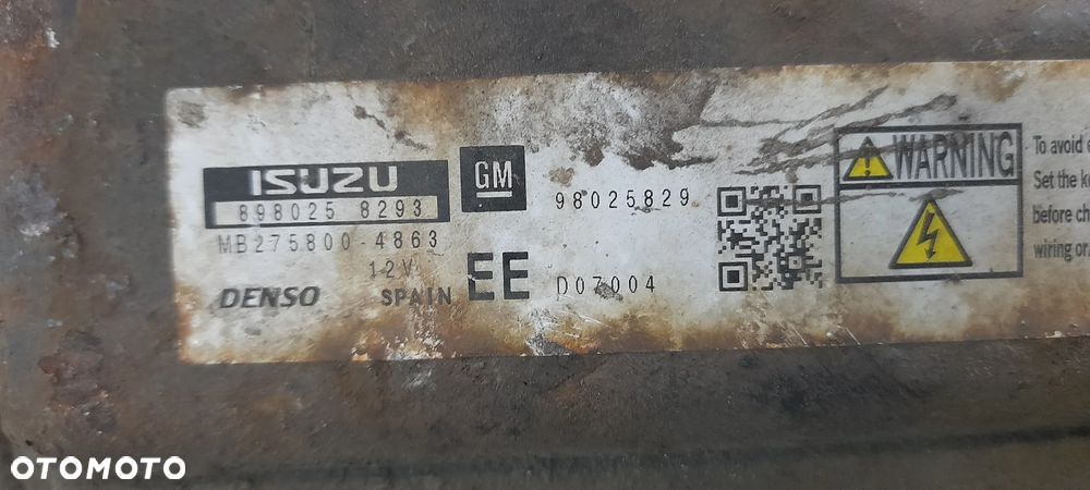KOMPUTER SILNIKA ASTRA ISUZU 1.7 CDTI  8980258293 - 3